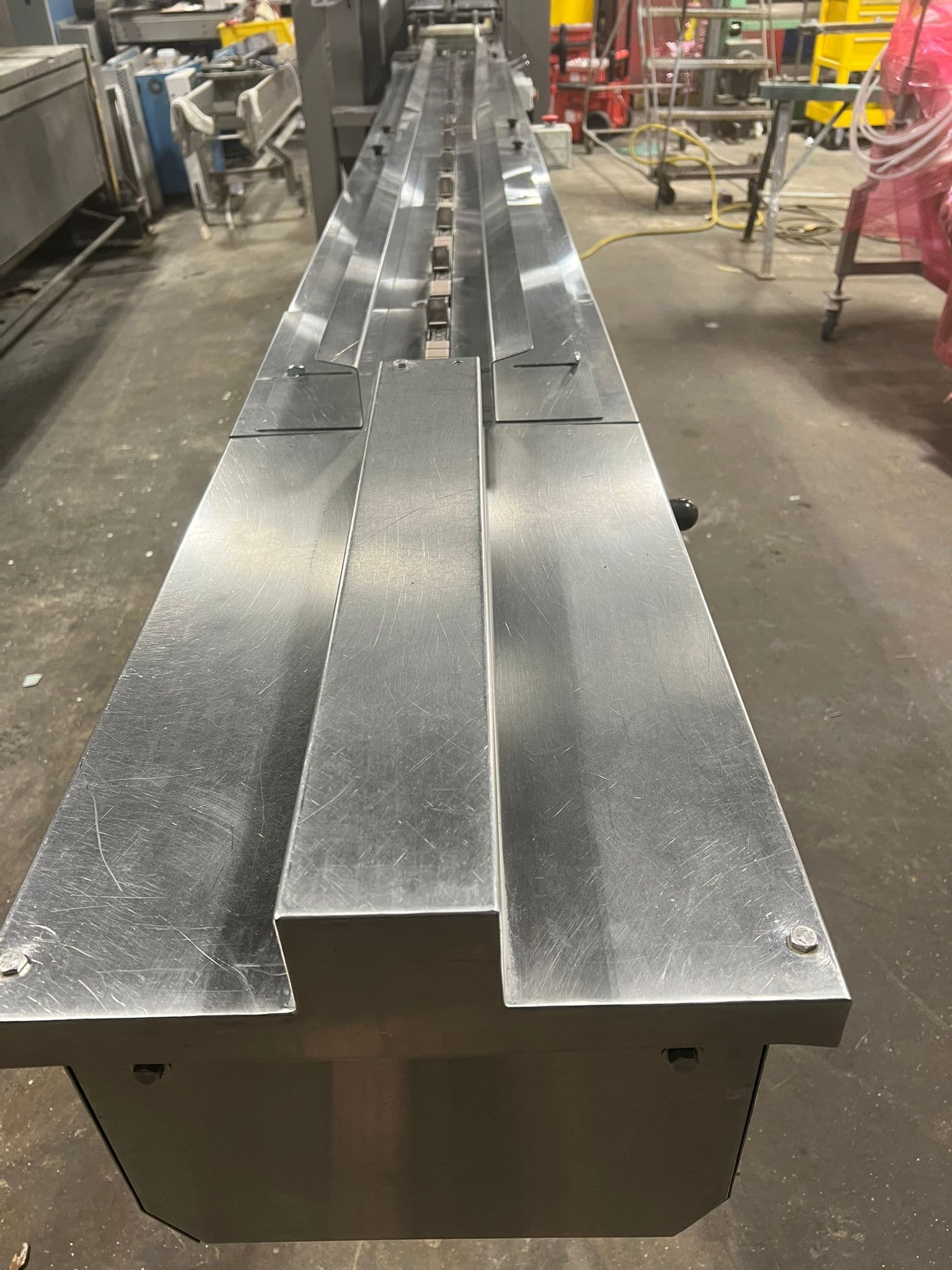 AmeriPak Model 140 Horizontal Flow Wrapper W/ 12 Ft. Feed Conveyor