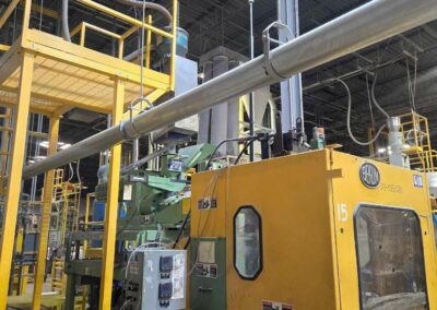 bekum model h-121s continuous extrusion blow molding machine