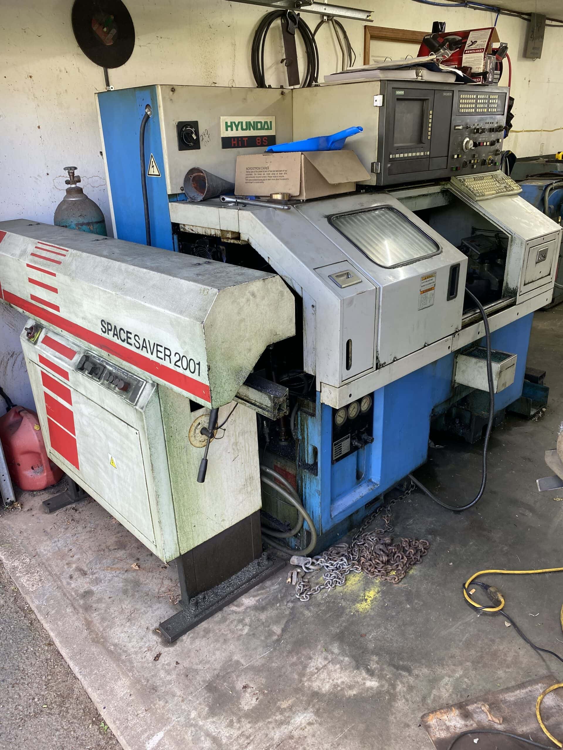Hyundai HIT 8s CNC lathe
