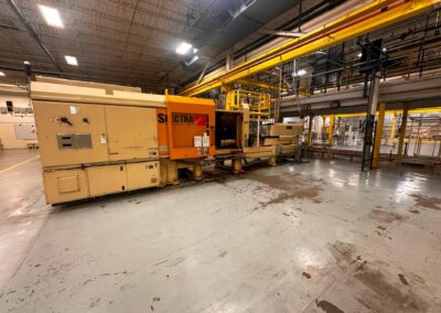 van dorn injection molding machine 500 ton spectra 500 mfg 2002