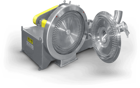 Munson CIM-34-MSL Centrifugal Impact Pin Mill, Tungsten Carbide Pins, 75 HP