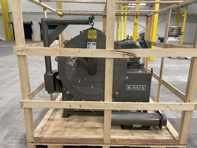 Munson CIM-34-MSL Centrifugal Impact Pin Mill, Tungsten Carbide Pins, 75 HP
