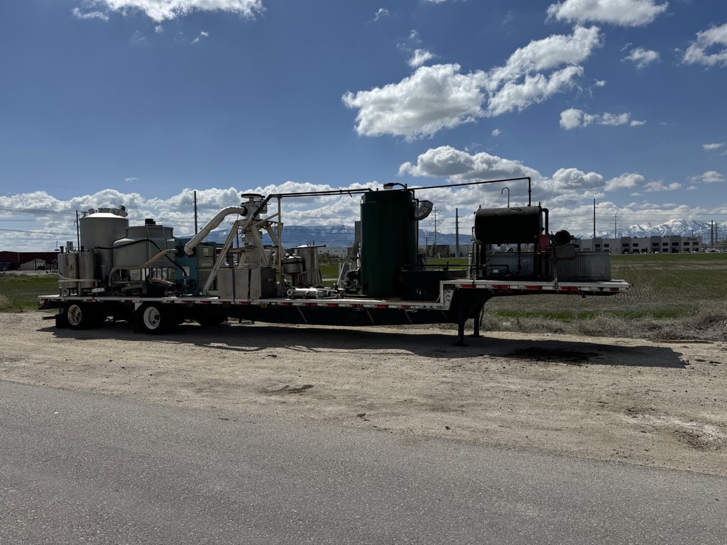 Full Solvent Recovery System on Trailer