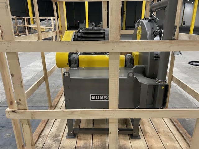 Munson CIM-34-MSL Centrifugal Impact Pin Mill, Tungsten Carbide Pins, 75 HP