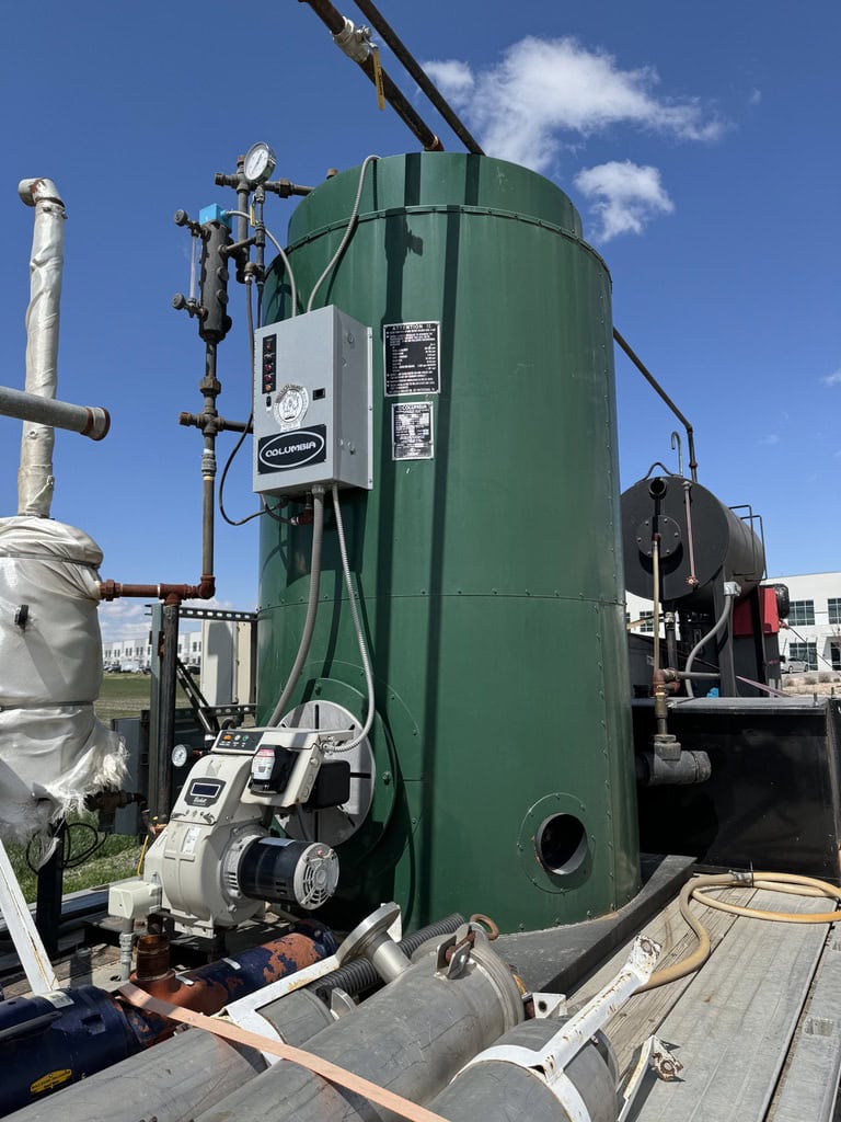 Full Solvent Recovery System on Trailer