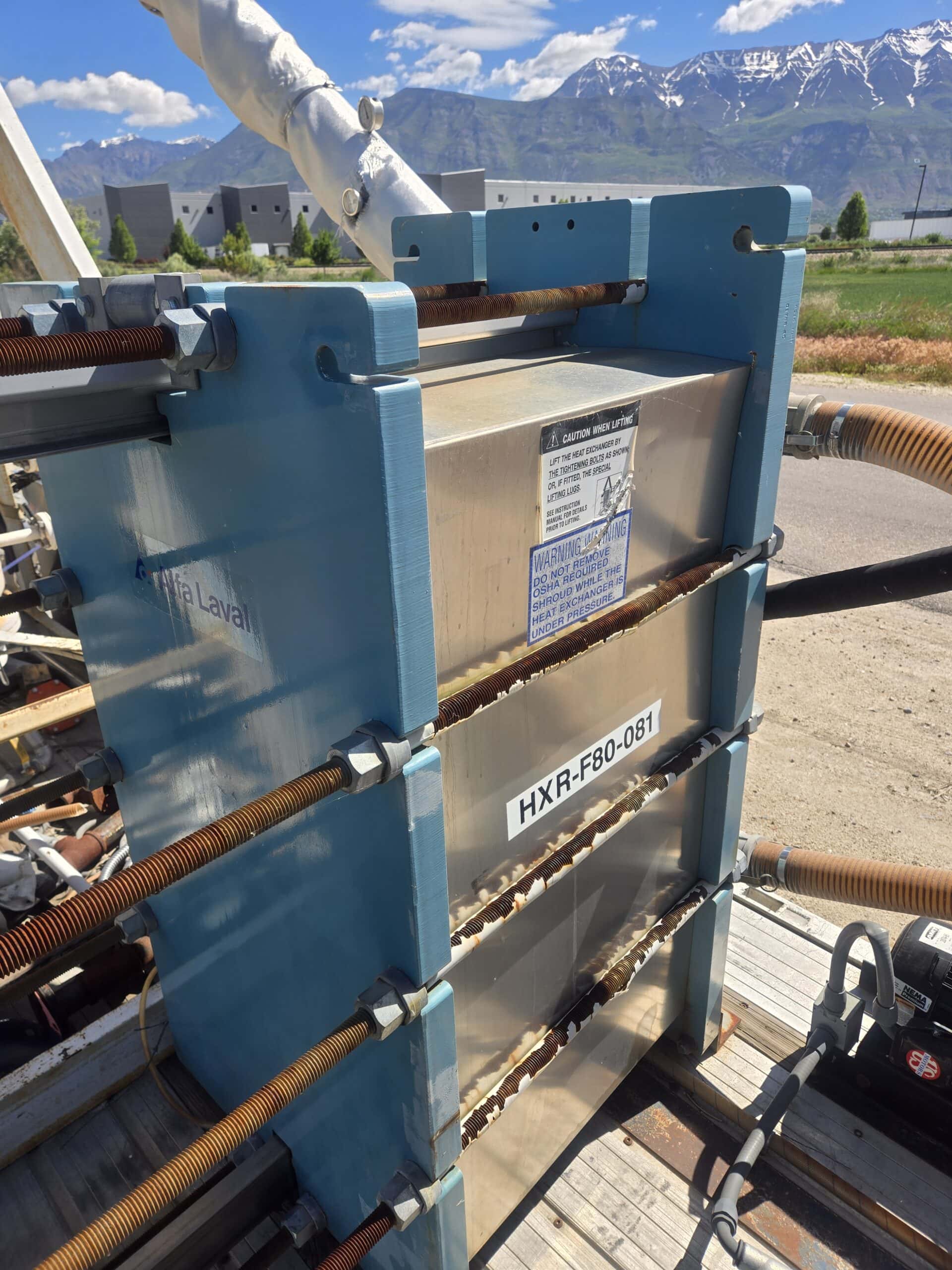 Full Solvent Recovery System on Trailer