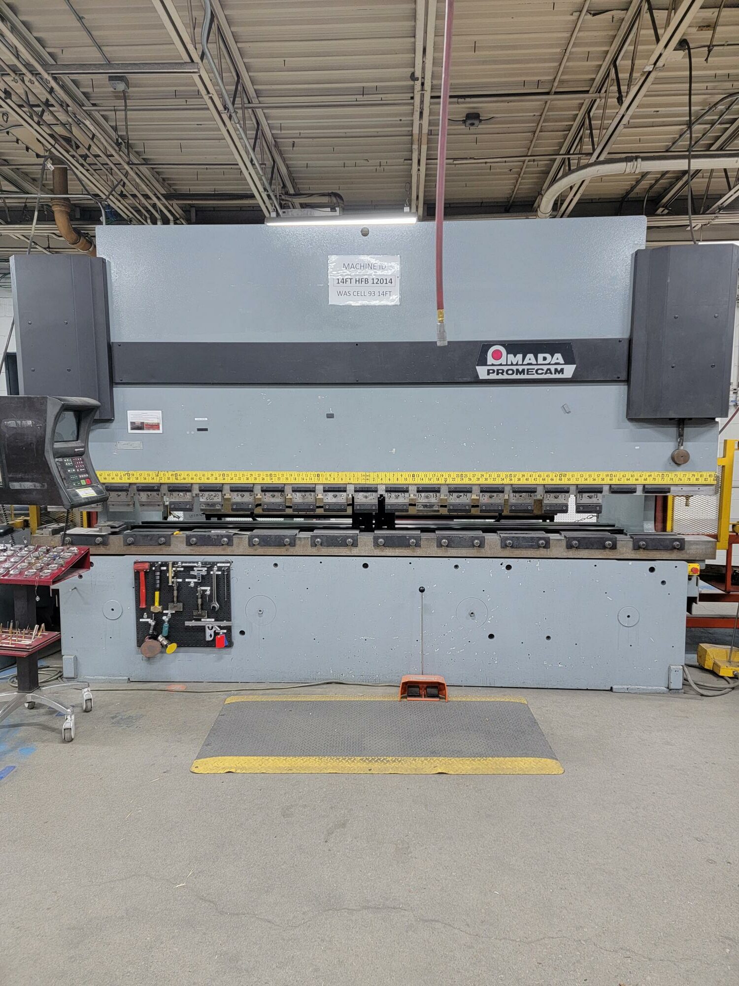 242 Ton x 14' Amada HFB2204 CNC Press Brake