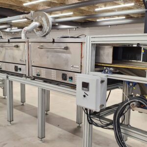 1650° Custom 3-Zone Programmable Conveyor Oven