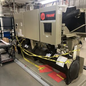 160 Ton Trane RTUD High Efficiency Rotary Indoor Chiller