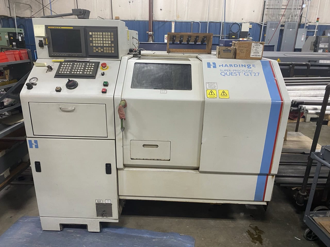 Hardinge Super Precision Quest GT27 CNC Lathe, 2006