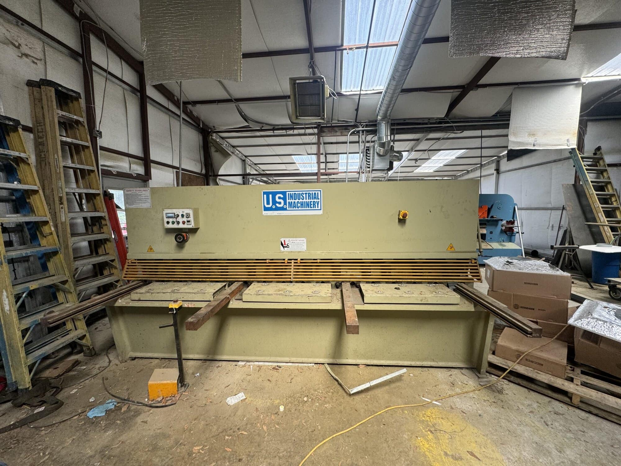 3/8" x 10' U.S. Industrial Machinery Hydraulic Shear Model US10375