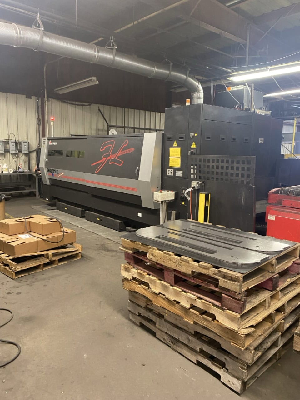 3000 Watt Amada Ensis 3015 AJ Fiber Laser