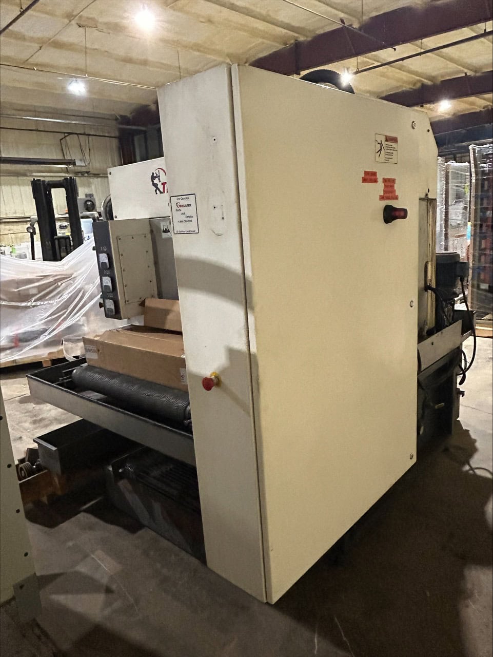Timesaver Lynx 37MWT-DBB-60 Wide-Belt Wet Sander Deburring Machine