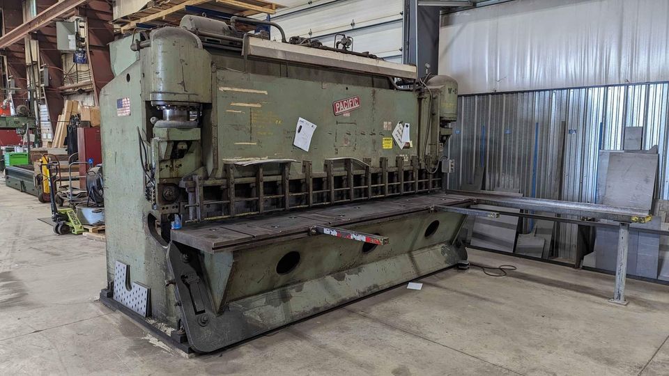 3/8" x 12' Pacific 375R12 Hydraulic Plate Shear