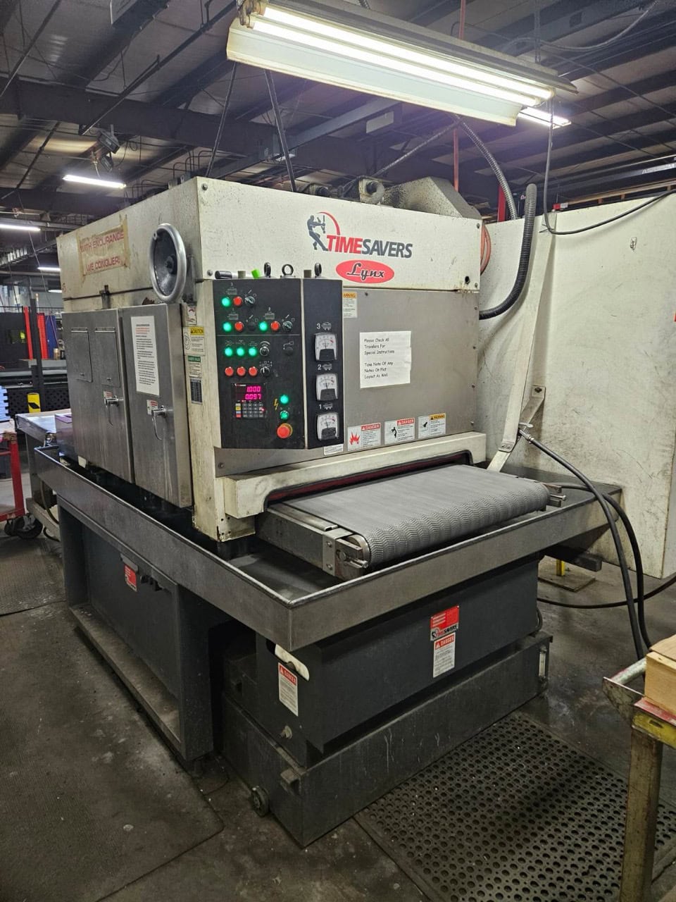 Timesaver Lynx 37MWT-DBB-60 Wide-Belt Wet Sander Deburring Machine