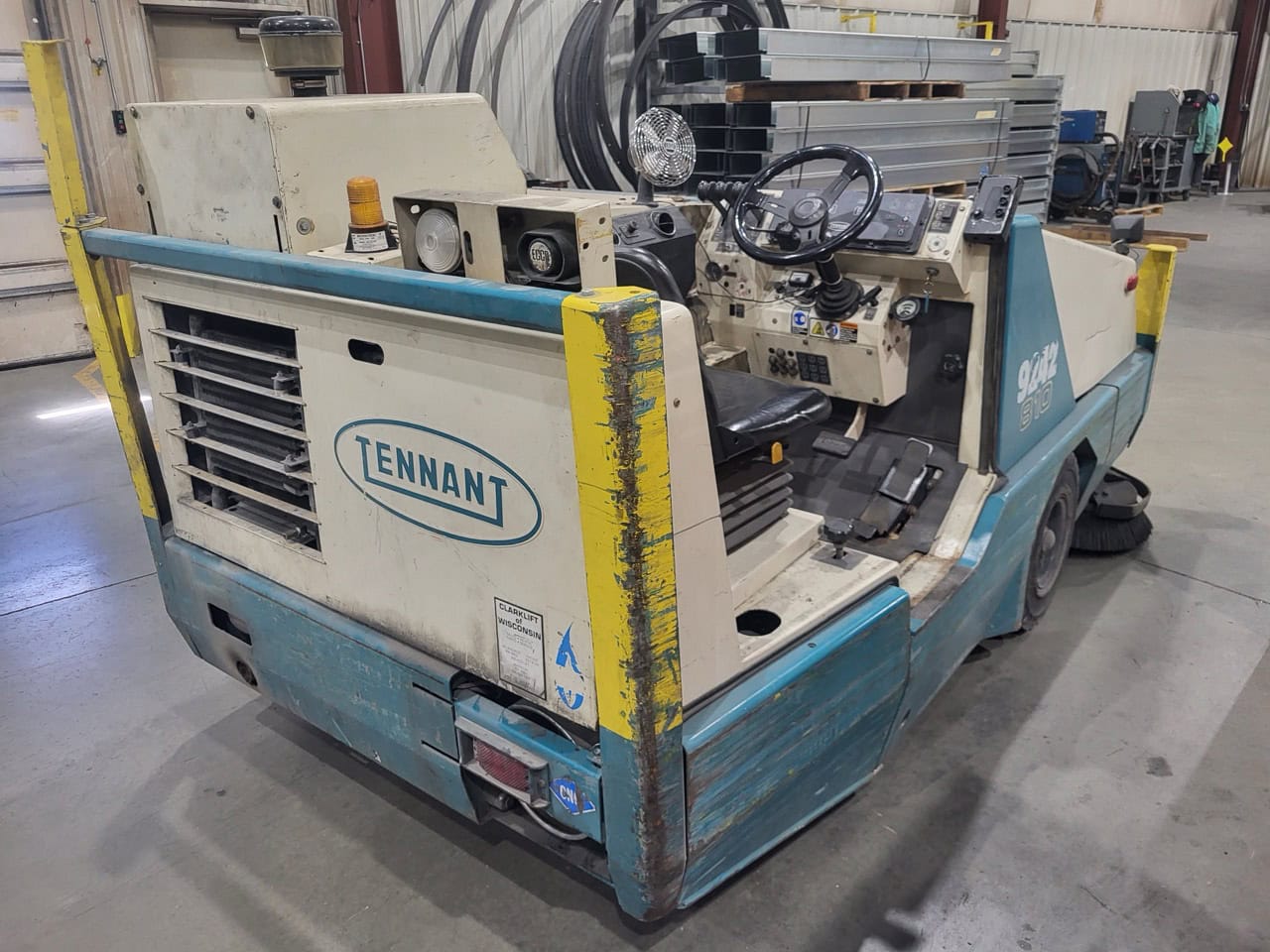 Tennant 810 Floor Sweeper with Cab