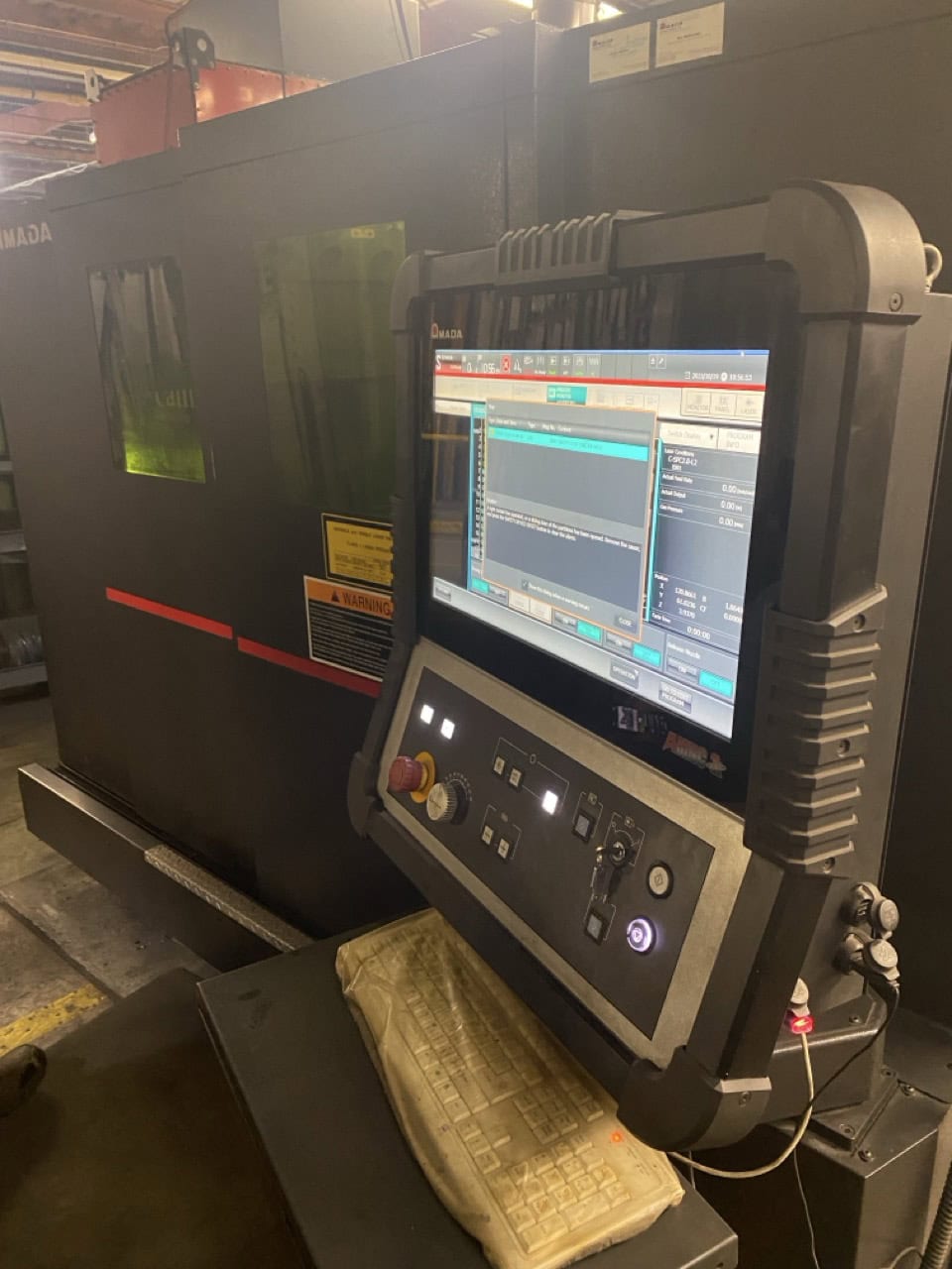 3000 Watt Amada Ensis 3015 AJ Fiber Laser
