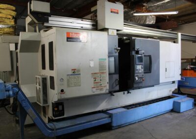 2001 mazak integex 300-2sy cnc turning center with gantry system