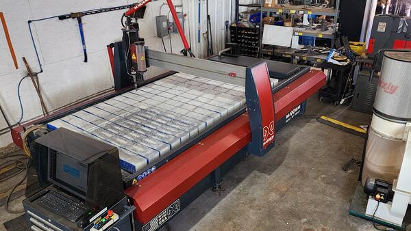 5'x10' Omax Maxiem 1530 CNC WaterJet