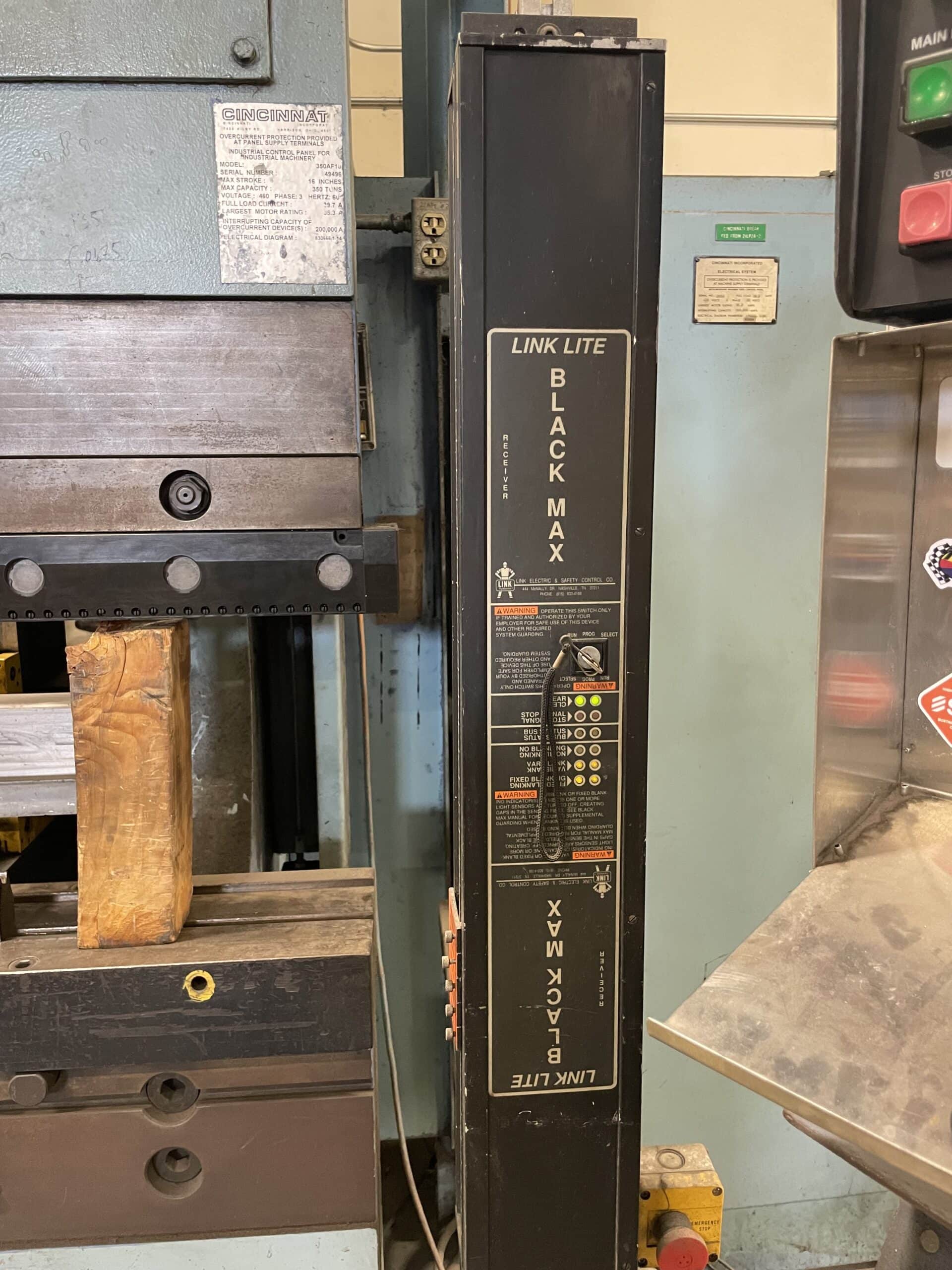 350 Ton x 12' 350AF10 Cincinnati Press Brake