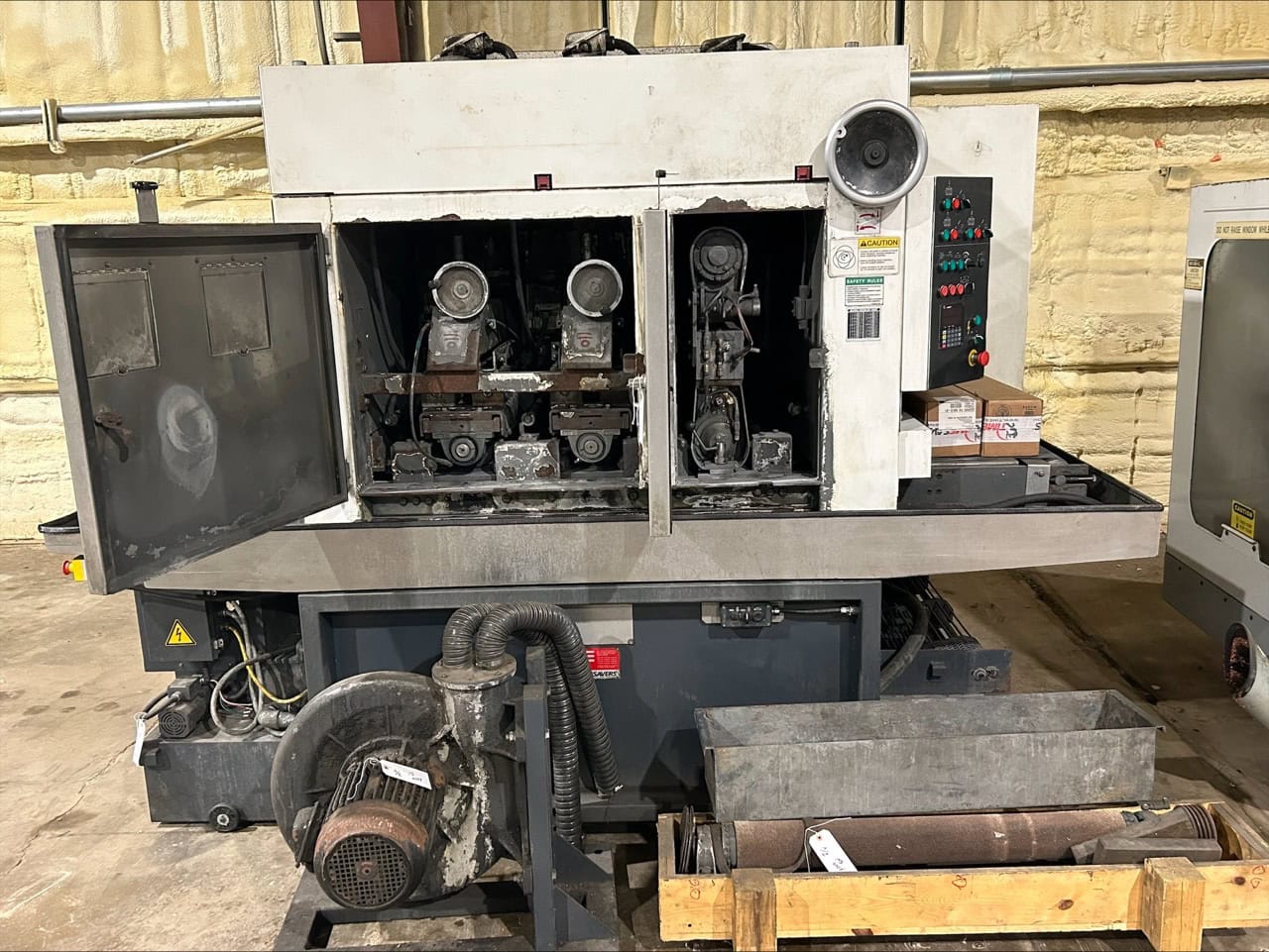 Timesaver Lynx 37MWT-DBB-60 Wide-Belt Wet Sander Deburring Machine