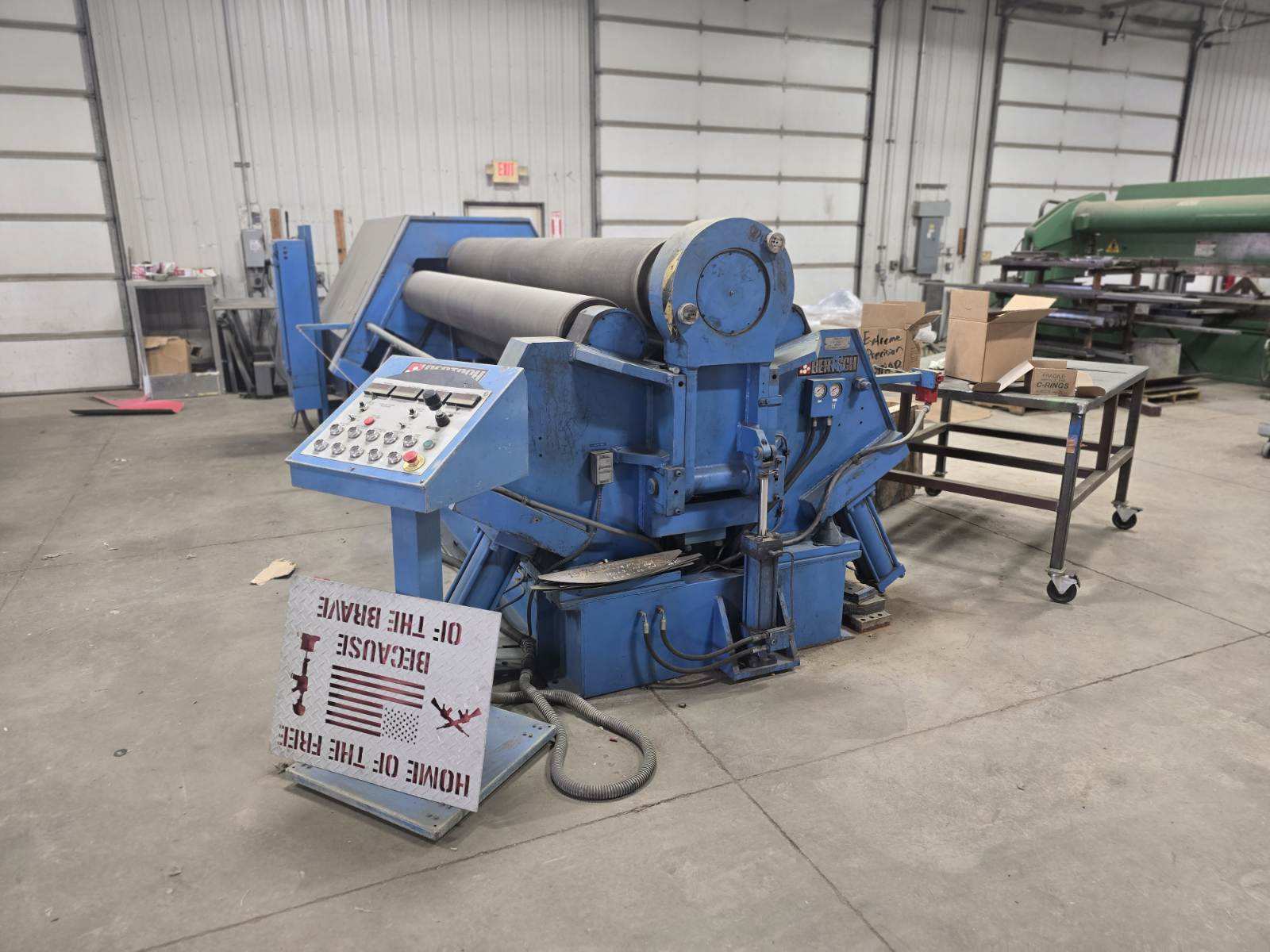 3/4 x 12 ' Bertsch 75-10 Plate Roll