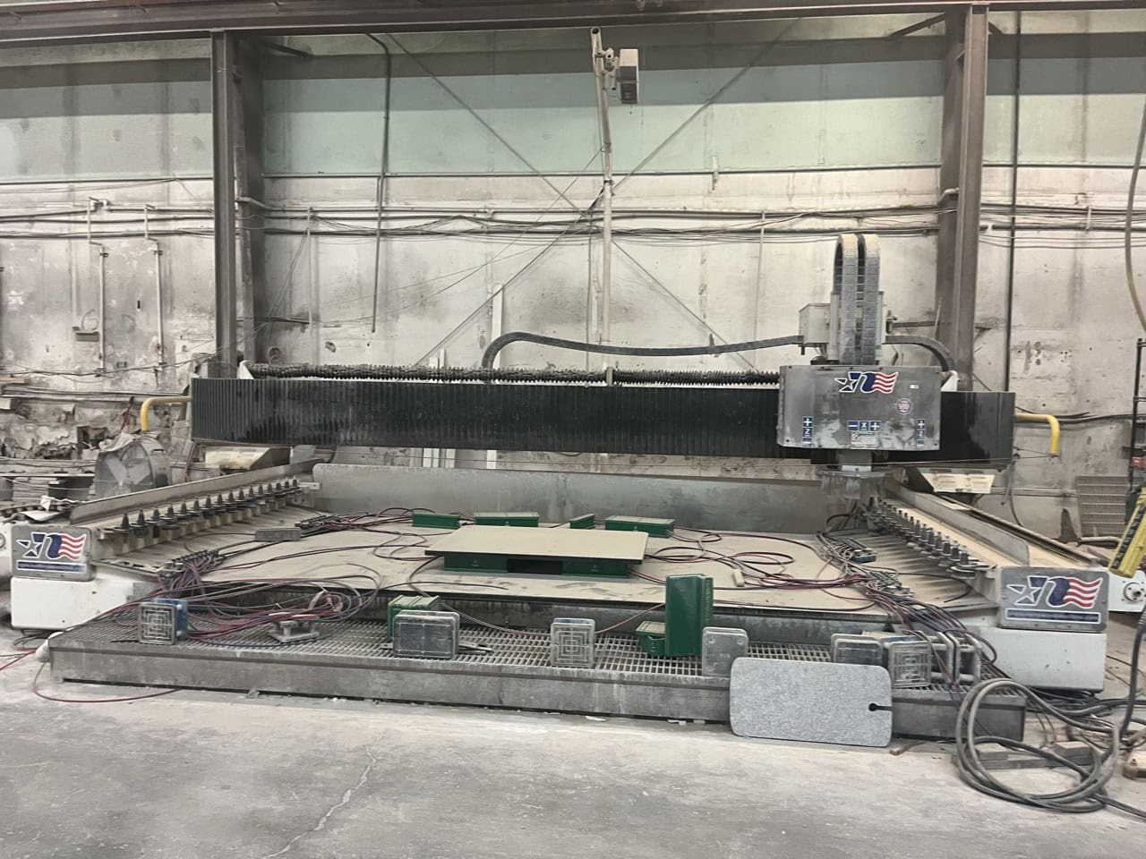 Northwood 138 EDS CNC Stone Router, 2016 - Tooling Included, Fanuc Controls, Laser Guide System