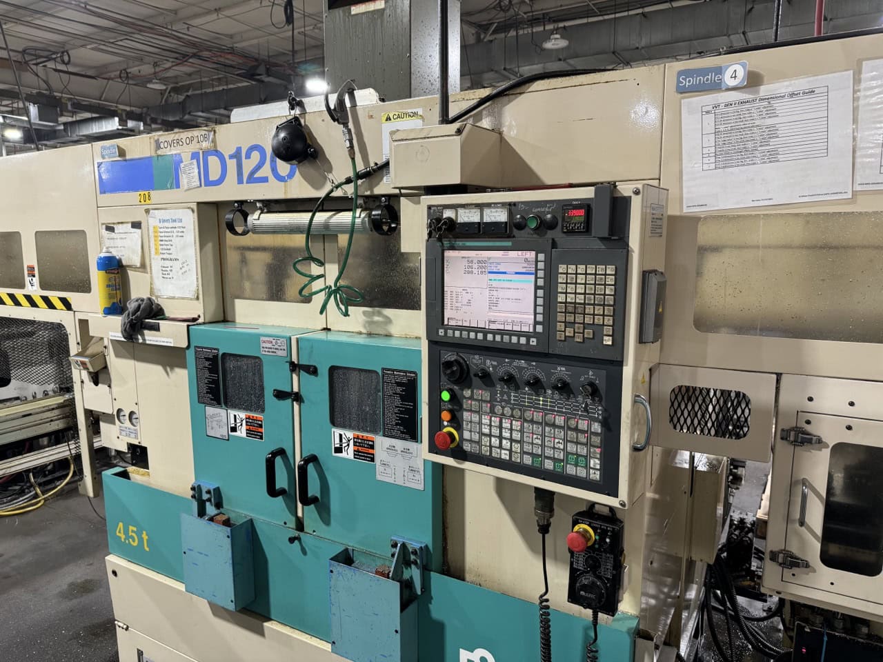 Murata MD120G Twin Spindle Gantry Loading Lathe