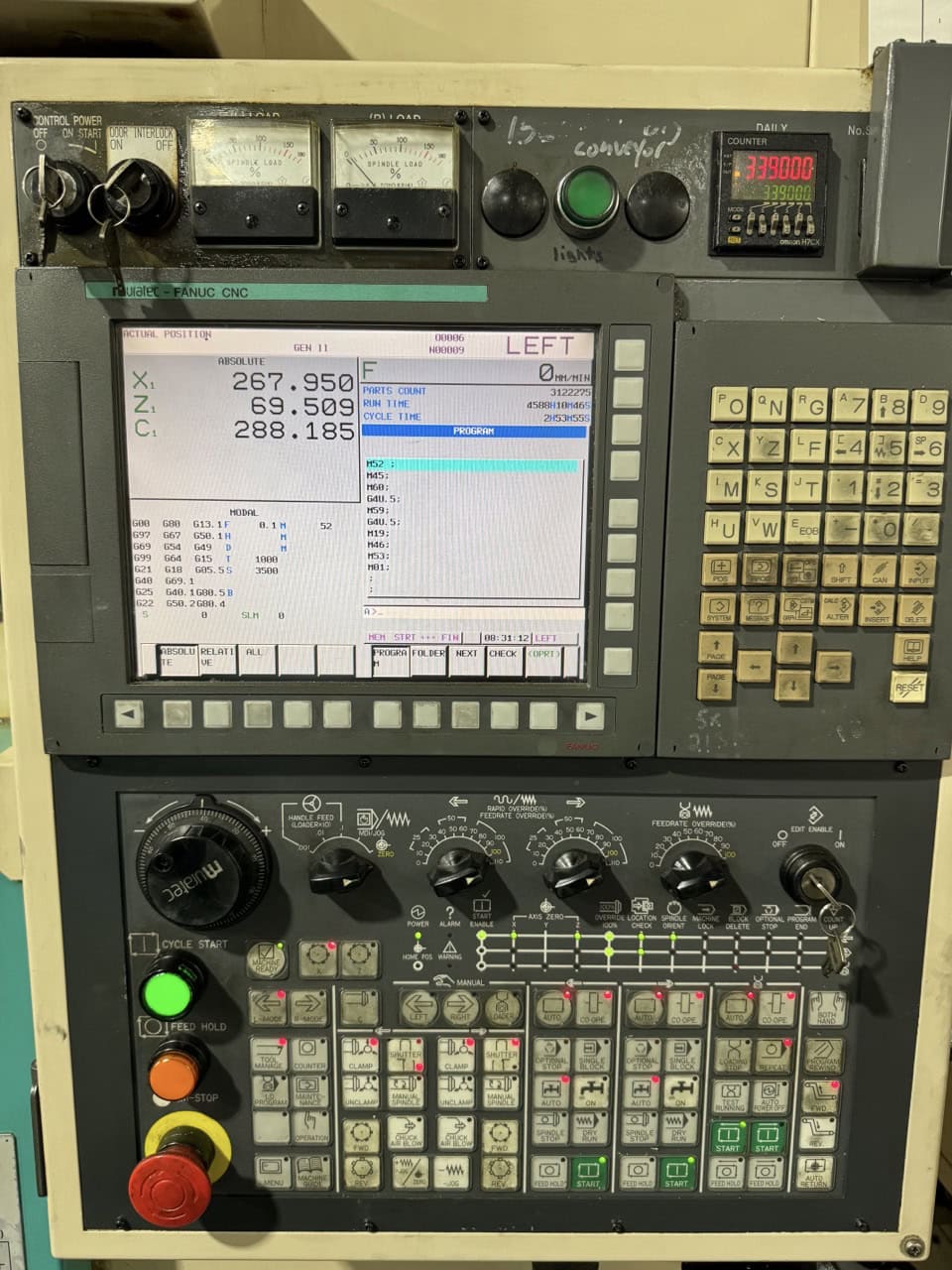 Murata MD120G Twin Spindle Gantry Loading Lathe