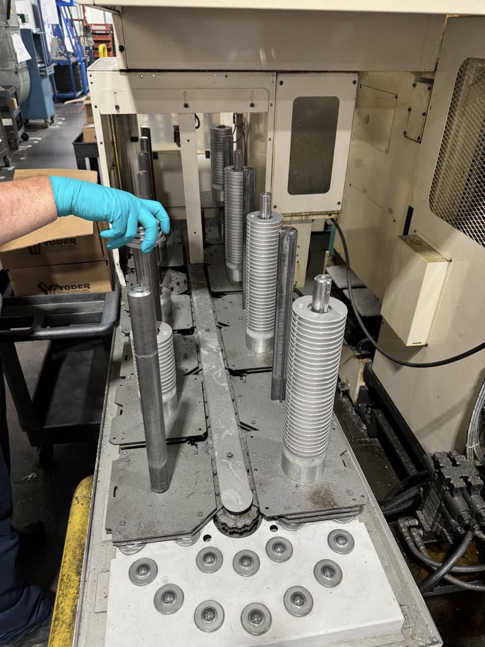 Murata MD120G Twin Spindle Gantry Loading Lathe