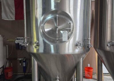 abs commercial15bbl stainless steel cone bottom tank mfg 2017 1