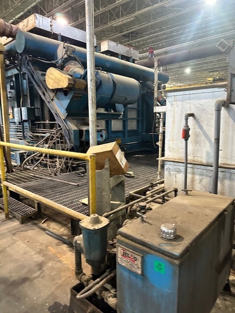 1500° Electric Furnace Company Gas Fired Radial Tube Tilting Cover Heating Furnace