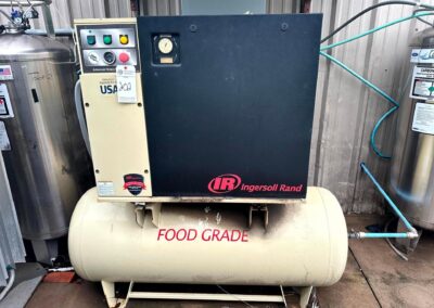 ingersoll rand up6-15ctas-125 wd rotary screw air compressor