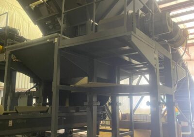 recycling line2 genox two shaft shredder gxt40-130 with infeed and outfeed conveyors