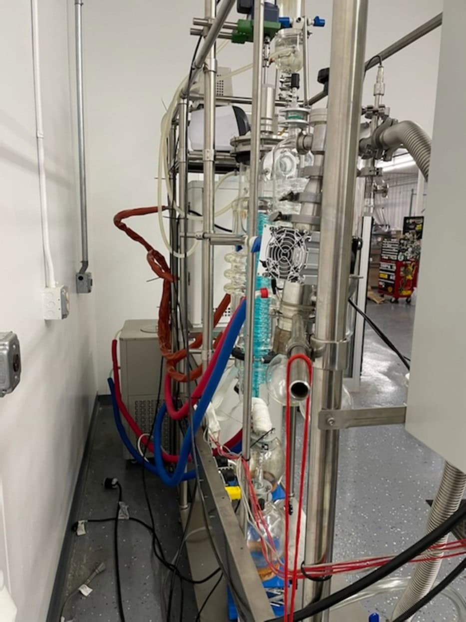 Hydrion Scientific: HMD-150 Wiped Film Distillation System w/ RE-550 Rotary Evaporator, 2019 - Image 3