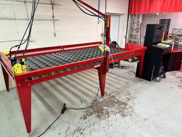 5' x 10' Samson PlasmaCam 510 Plasma Cutter, 2020 - Under 100 hours of Use! Hypertherm 85, Consumables, Computer and Software Included