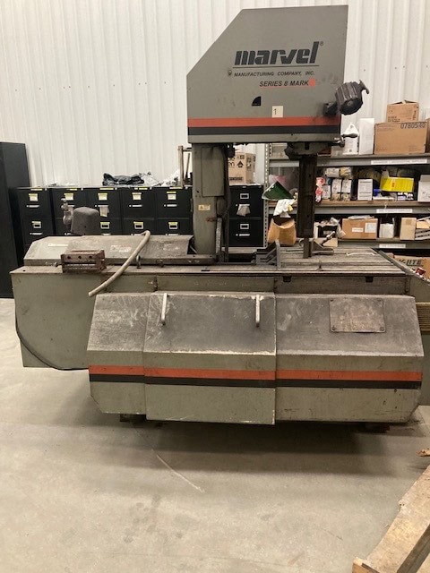 18" x 22" Marvel Series 8 - Mark III Vertical Tilt Frame Bandsaw, 2006 - Priced to move