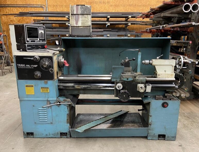 TRAK TRL 1745P Lathe, 1998 – L2 Control Sport Machines Southwestern Industries