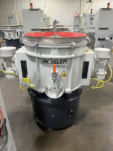 Rosler FBA 24/2 Turbo-A-S0 Metal Trim Finishing Machine for Polishing Automotive Wheels, 2022