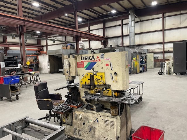 80 Ton Geka Hydracrop 80/A Ironworker - Dies included