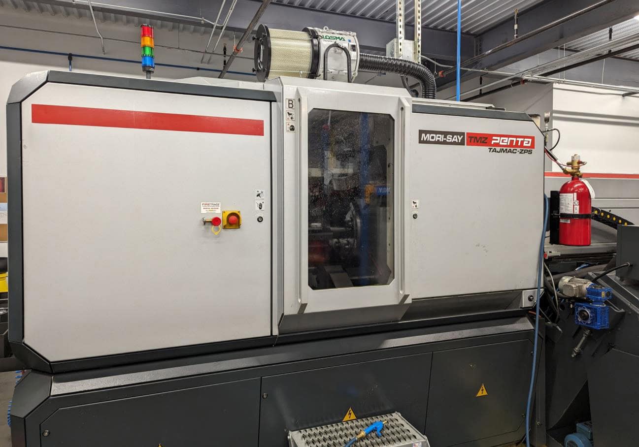 Tajmac / ZPS Mori Say TMZ Penta 5 Spindle CNC Lathe, 2016 - Low Hours, Bar Feeder