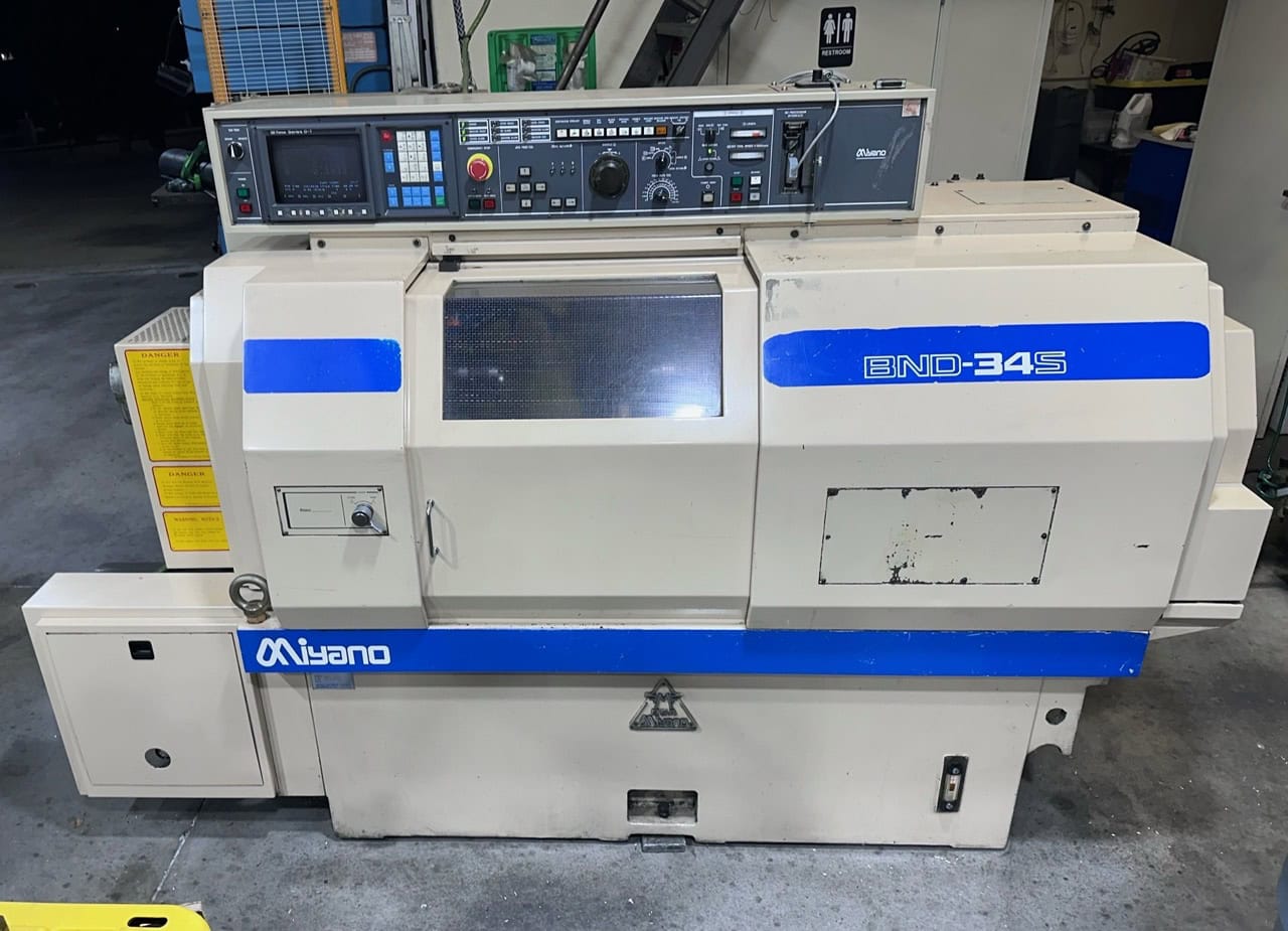 Miyano BND-34S CNC Lathe, 1993 - Twin Spindle, TSC, Parts Catcher, Live Tooling, Tooling