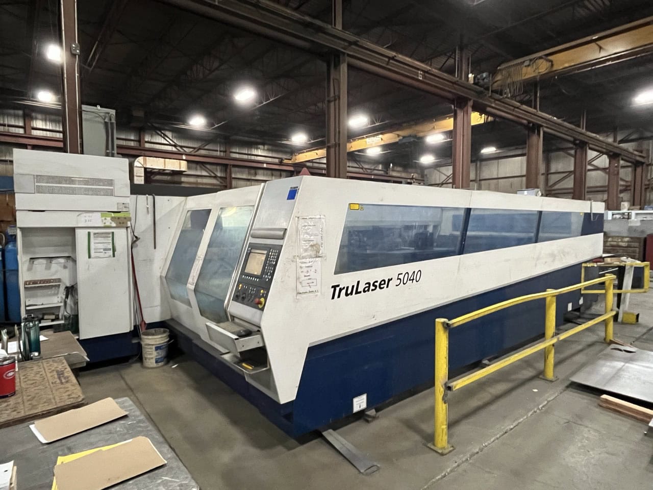6000 Watt Trumpf TruLaser 5040 CO2 Laser, 2011 - 6’ x 13’ Shuttle Table, Linear Drive Motion System