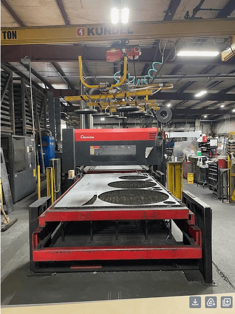 4000 Watt Amada FOM2RI3015 CO2 Laser, 2012