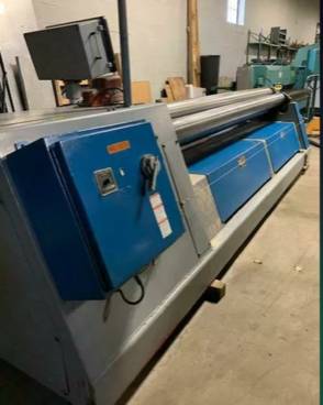1/8" x 10' WDM 4 Roll Hydraulic Double Pinch Plate Roll, 1999 - Image 2