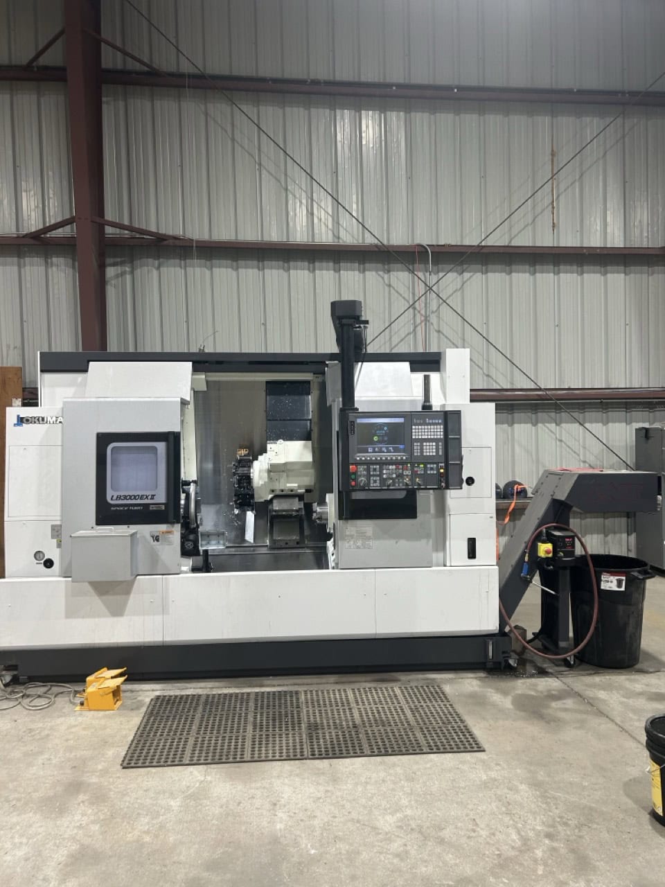 Okuma LB-3000EXIIMYW CNC Lathe, 2022 - Sub Spindle, 5 Axis, Y Axis, Live Tooling, Tool Presetter, Parts Catcher
