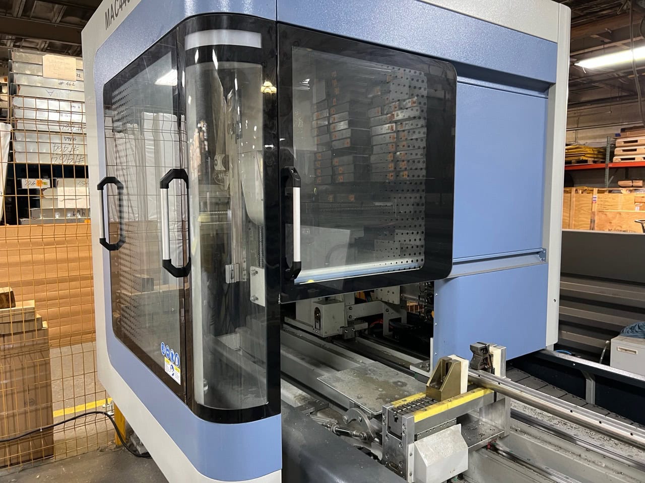 Haffner MAC 440-30 Aluminum Profile Processing Center, 2020 - Low Hours - Image 2