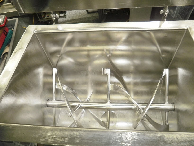 2 Cubic foot Stainless steel Double Ribbon Blender - Unused 1HP Motor & Gearbox 120v, Full Rebuilt Electronics. - Image 2