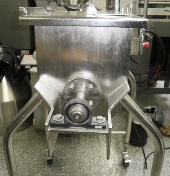 2 Cubic foot Stainless steel Double Ribbon Blender - Unused 1HP Motor & Gearbox 120v, Full Rebuilt Electronics. - Image 4