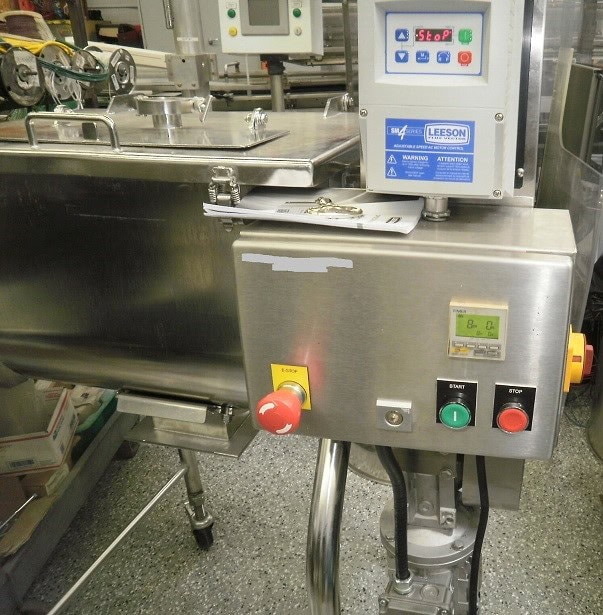 2 Cubic foot Stainless steel Double Ribbon Blender - Unused 1HP Motor & Gearbox 120v, Full Rebuilt Electronics. - Image 5